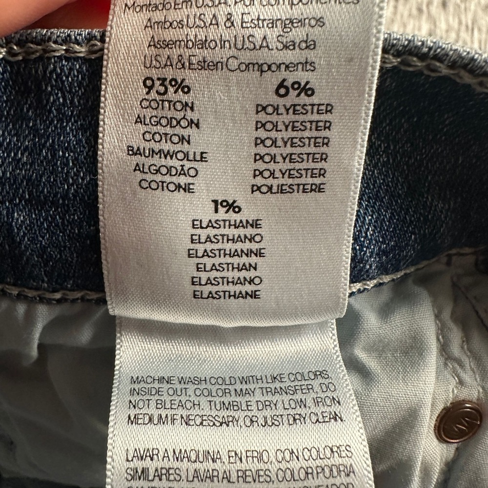 MOTHER Jeans Womens 26 The Insider Crop Fray Gypsy Distressed Raw Hem Cropped - Picture 14 of 15